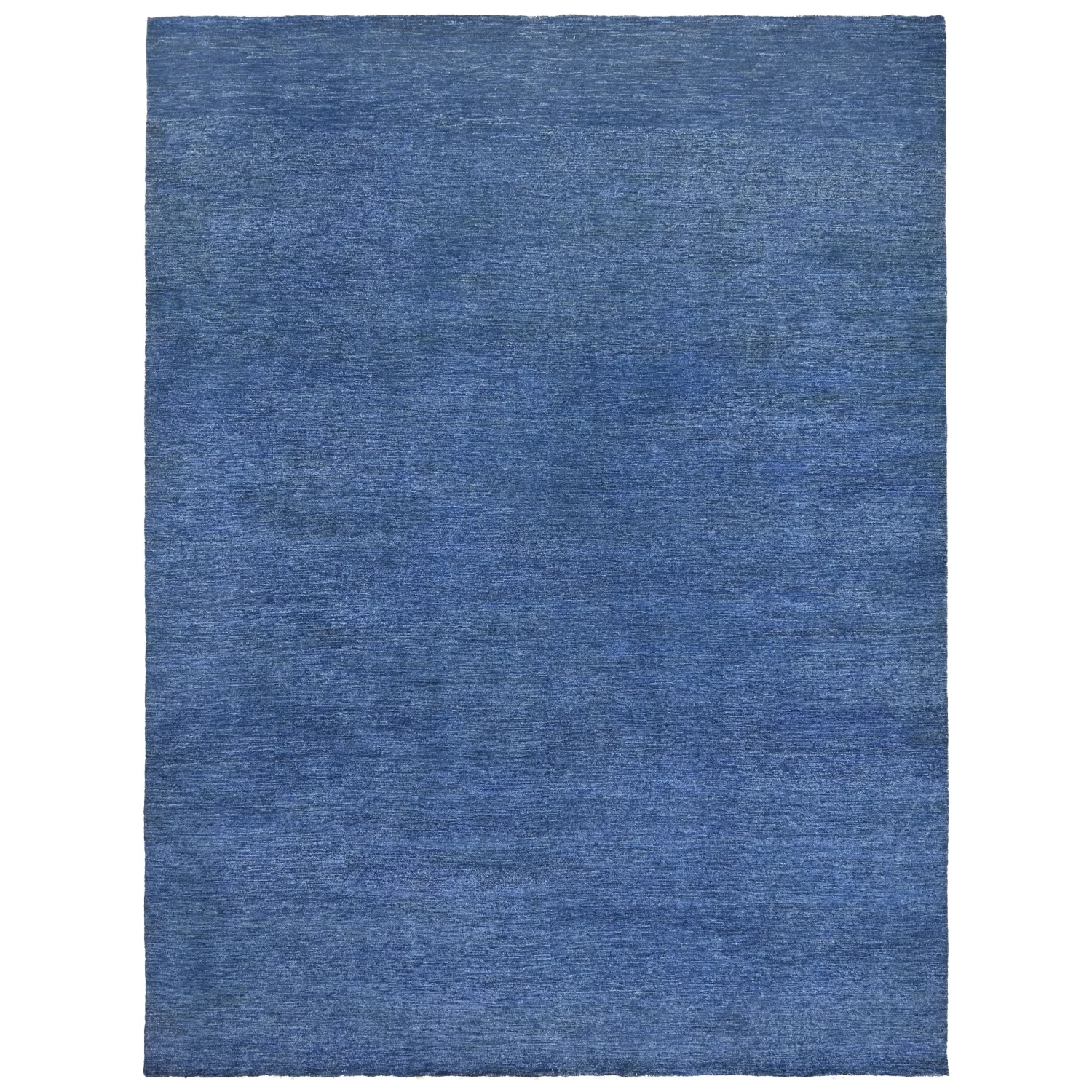 Distressed Solid Wool Area Rug - 9' X 12' 3 Distressed Solid Wool Area Rug - 9' X 12'