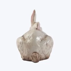 Handpainted Ceramic Easter Bunny, Brown 7 Handpainted Ceramic Easter Bunny, Brown -Home Comprehensive Shop 0010 3027573 3