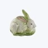 Handpainted Ceramic Easter Bunny, Green 2 Handpainted Ceramic Easter Bunny, Green -Home Comprehensive Shop 0014 3027574 3