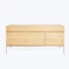 Oak Ligna 3-Door Sideboard 1 Oak Ligna 3-Door Sideboard -Home Comprehensive Shop 1068186 1