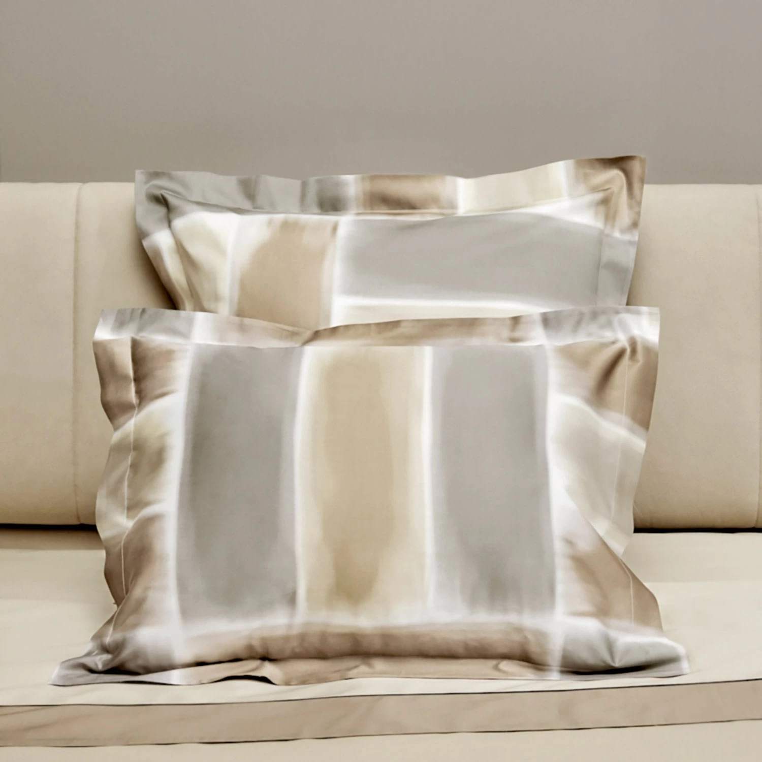 Gouache Duvet & Shams, Taupe 5 Gouache Duvet & Shams, Taupe - Image 3