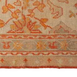 Orange Vintage Traditional Wool Rug - 11'4" X 13'9" -Home Comprehensive Shop 1251775 5