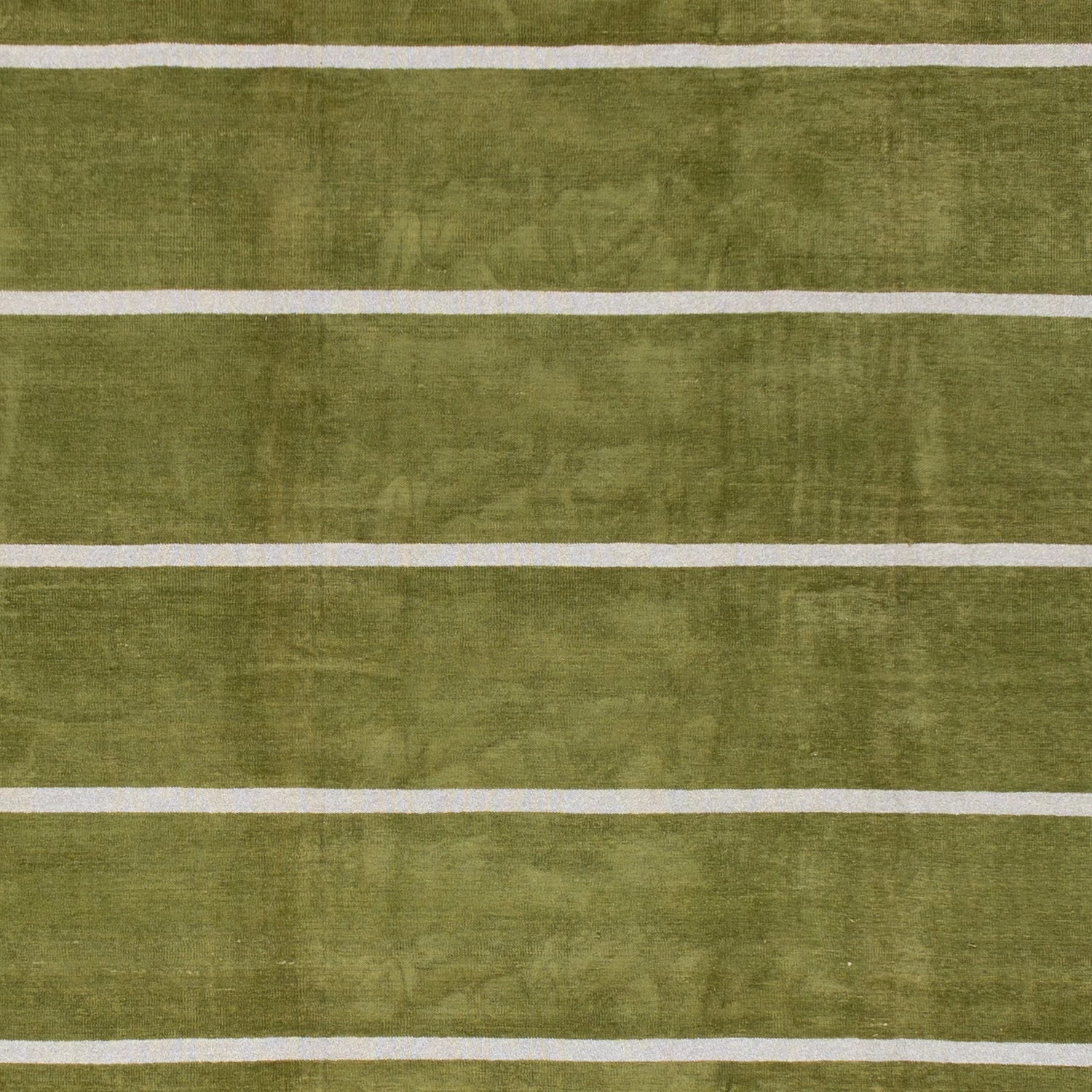 Green Flatweave Cotton Rug - 8'10" X 11'10" 4 Green Flatweave Cotton Rug - 8'10" X 11'10" - Image 2