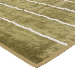 Green Flatweave Cotton Rug - 8'10" X 11'10" 8 Green Flatweave Cotton Rug - 8'10" X 11'10" -Home Comprehensive Shop 1252499 3