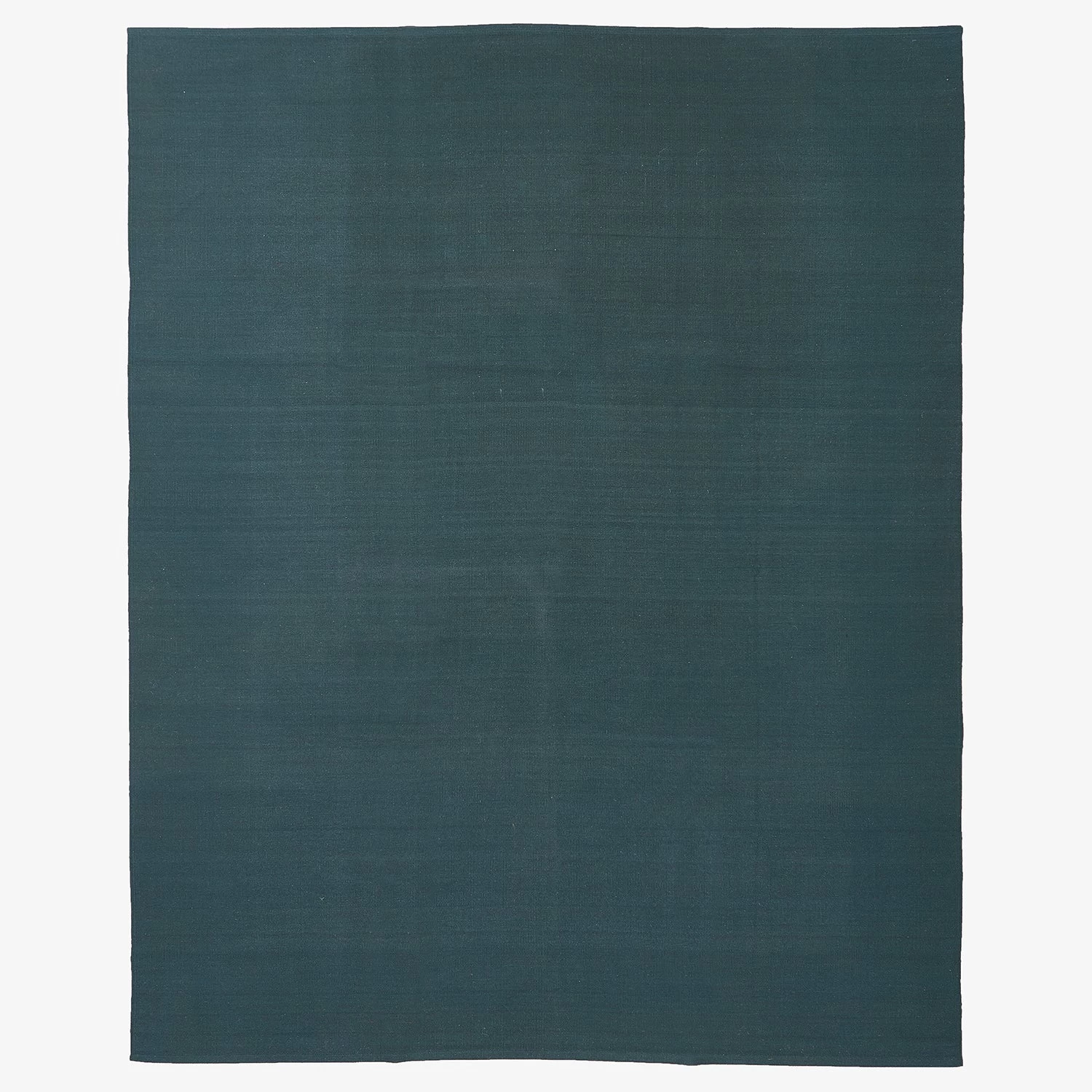 Blue Textured Wool Rug - 8'8" X 10'1" 4 Blue Textured Wool Rug - 8'8" X 10'1" - Image 2