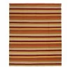 Multicolored Striped Flatweave Wool Rug - 11'7" X 13'10" 2 Multicolored Striped Flatweave Wool Rug - 11'7" X 13'10" -Home Comprehensive Shop 1283755 1