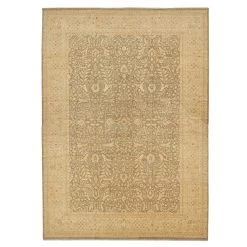 Beige Traditional Wool Rug - 13'9" X 19'6"