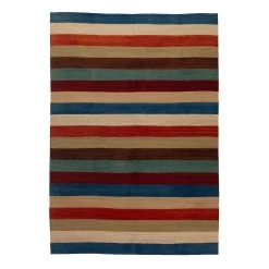 Multi Flatweave Wool Rug - 7'8" X 11'3"