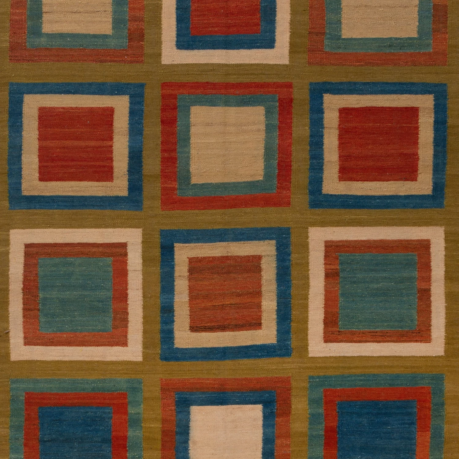 Multi Flatweave Wool Rug - 6'2" X 9'11" 4 Multi Flatweave Wool Rug - 6'2" X 9'11" - Image 2