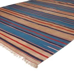 Vintage Dhurrie Cotton Rug - 10'9" X 14'5" -Home Comprehensive Shop 1358384 3