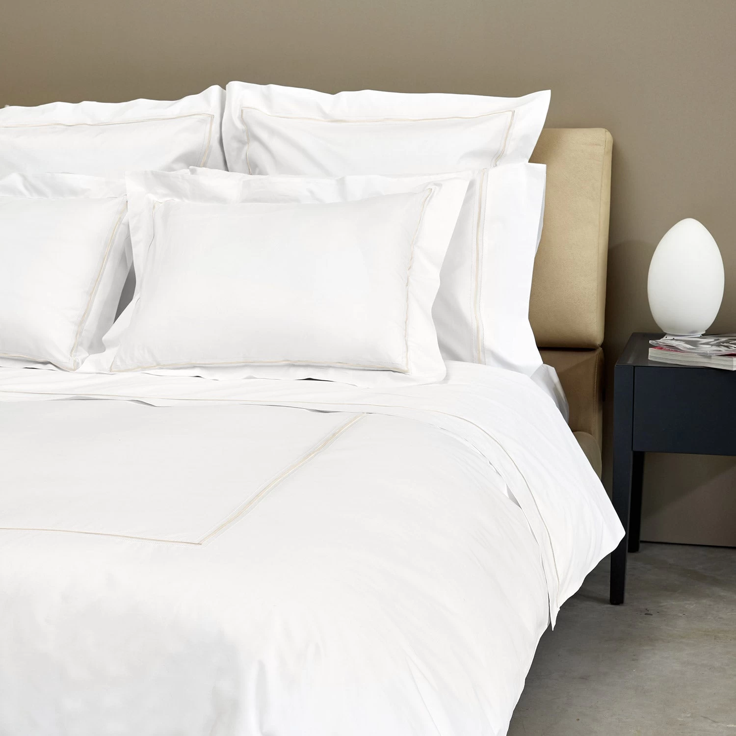 Gramercy Duvet & Shams, White/Ivory 3 Gramercy Duvet & Shams, White/Ivory - Image 2