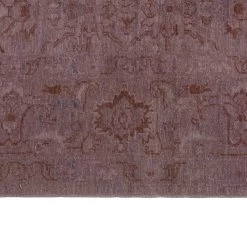 Purple Overdyed Wool Runner - 4'10" X 11'7" 11 Purple Overdyed Wool Runner - 4'10" X 11'7" -Home Comprehensive Shop 1366582 5