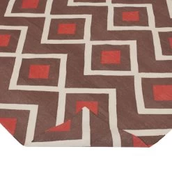 Multi Flatweave Cotton Rug - 8'10" X 11'10" 12 Multi Flatweave Cotton Rug - 8'10" X 11'10" -Home Comprehensive Shop 1367503 4