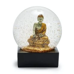 Golden Buddha Snow Globe