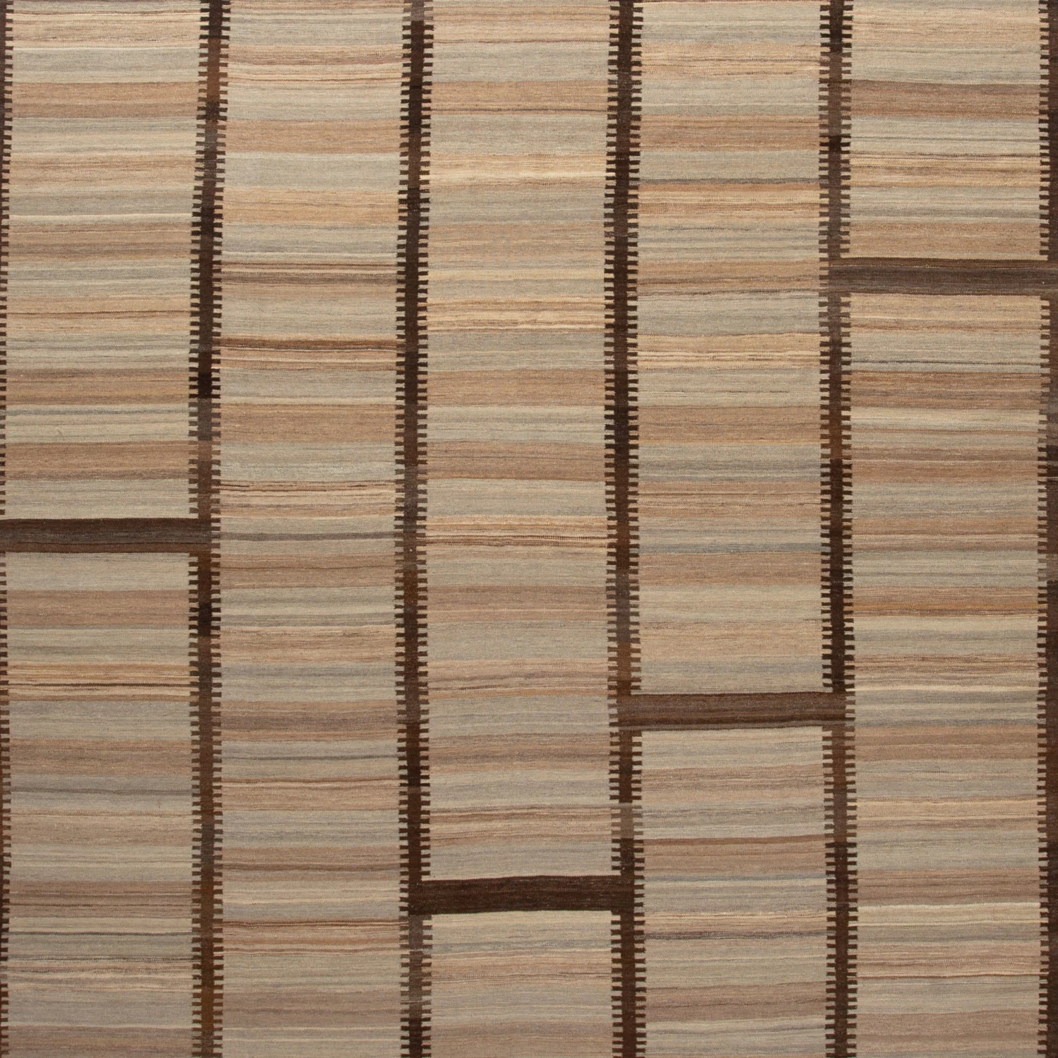 Multi Turkish Flatweave Wool Rug - 9'9" X 12'10" 4 Multi Turkish Flatweave Wool Rug - 9'9" X 12'10" - Image 2