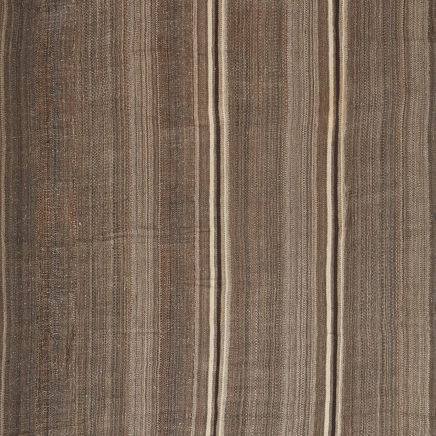 Brown Vintage Flatweave Wool Blend Rug - 11'6" X 15'4" 5 Brown Vintage Flatweave Wool Blend Rug - 11'6" X 15'4" - Image 3