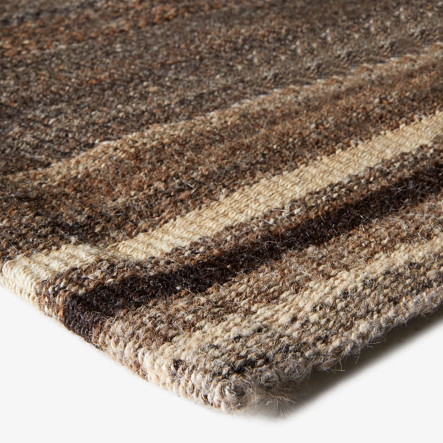 Brown Vintage Flatweave Wool Blend Rug - 11'6" X 15'4" 4 Brown Vintage Flatweave Wool Blend Rug - 11'6" X 15'4" - Image 2