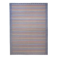 Blue Flatweave Wool Rug - 15' X 20'