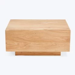 Madra Oak Low Nightstand