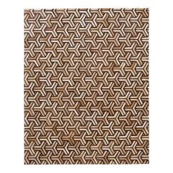 Beige Modern Cowhide Rug - 8' X 10'