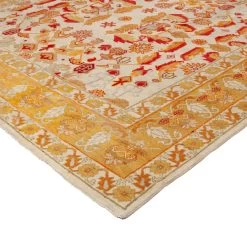 Yellow Antique Wool Rug - 11'8" X 15'1" 9 Yellow Antique Wool Rug - 11'8" X 15'1" -Home Comprehensive Shop 1411700 3