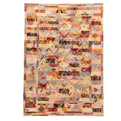 Multicolored Vintage Traditional Wool Rug - 8'2" X 11'4"