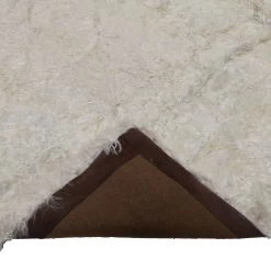 Cream Solid Alpaca Rug - 10'x 14' -Home Comprehensive Shop 1424220 4