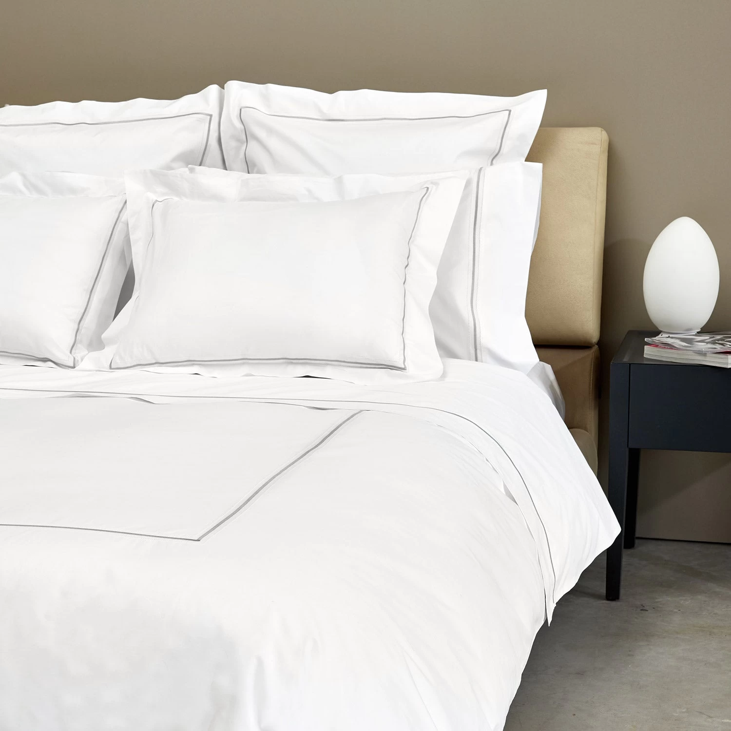Gramercy Duvet & Shams, White/Wilton Blue 4 Gramercy Duvet & Shams, White/Wilton Blue - Image 2