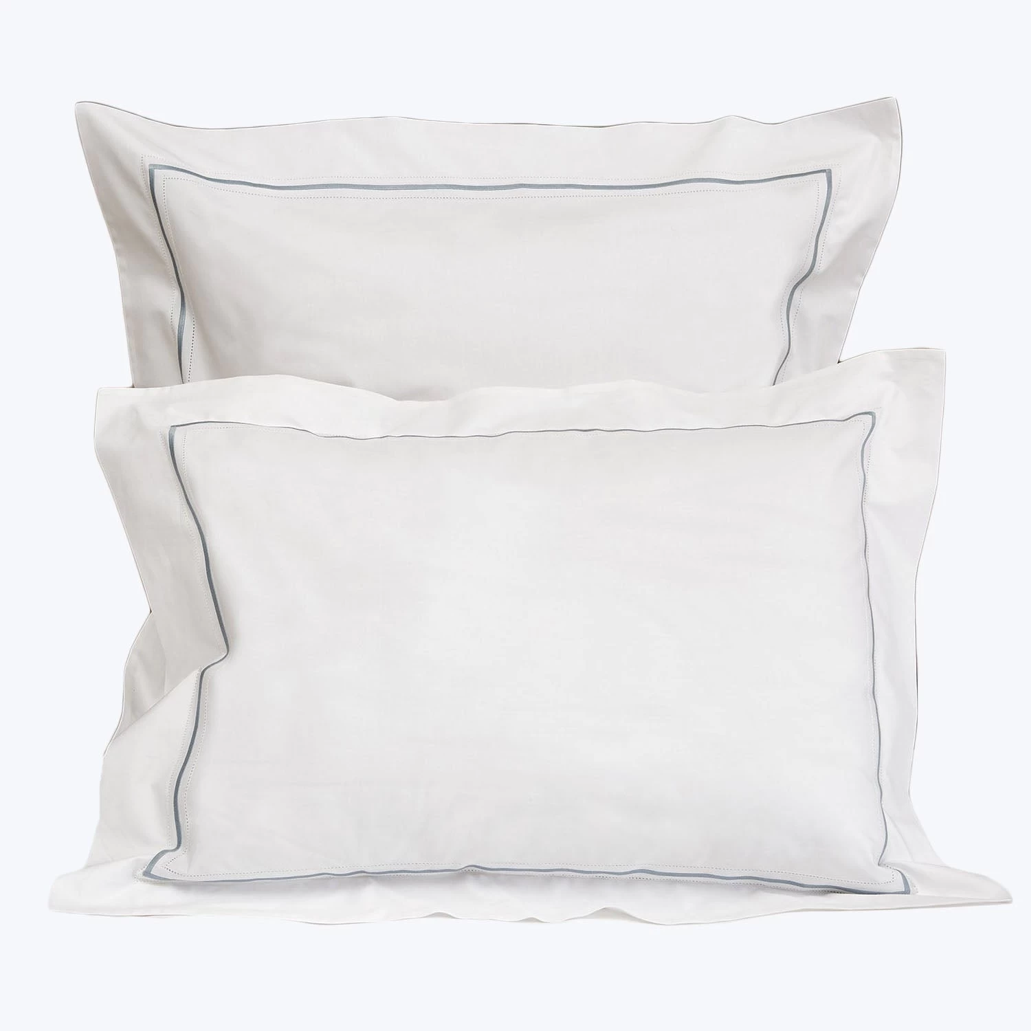Gramercy Duvet & Shams, White/Silver Moon 3 Gramercy Duvet & Shams, White/Silver Moon