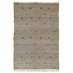 Beige Moroccan Wool Rug - 12'1" X 19'1"