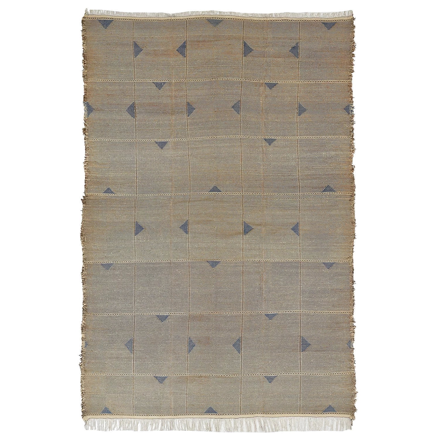 Beige Moroccan Wool Rug - 12'1" X 19'1" 3 Beige Moroccan Wool Rug - 12'1" X 19'1"