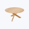 Oak Circle Dining Table -Home Comprehensive Shop 1440910 1 NEW
