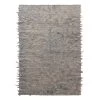Grey Textured Wool Rug - 5'7" X 8'3" -Home Comprehensive Shop 1446888 1