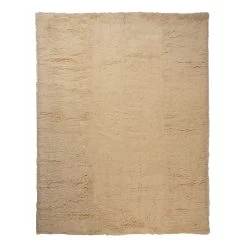Beige Modern Wool Rug - 12' X 15'