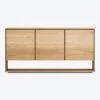 Nordic 3-Door Sideboard 2 Nordic 3-Door Sideboard -Home Comprehensive Shop 1460503 ethnicraft nordic three door sideboard online only a
