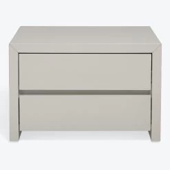 2 Drawer Lacquer Nightstand
