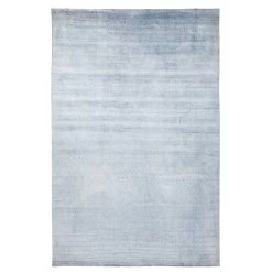 Light Blue Alchemy Transitional Banana Silk Rug - 12' X 18'