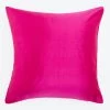 Silk Dupioni Pillow -Home Comprehensive Shop 1482526 varanasi fuschia silk dupioni pillow a