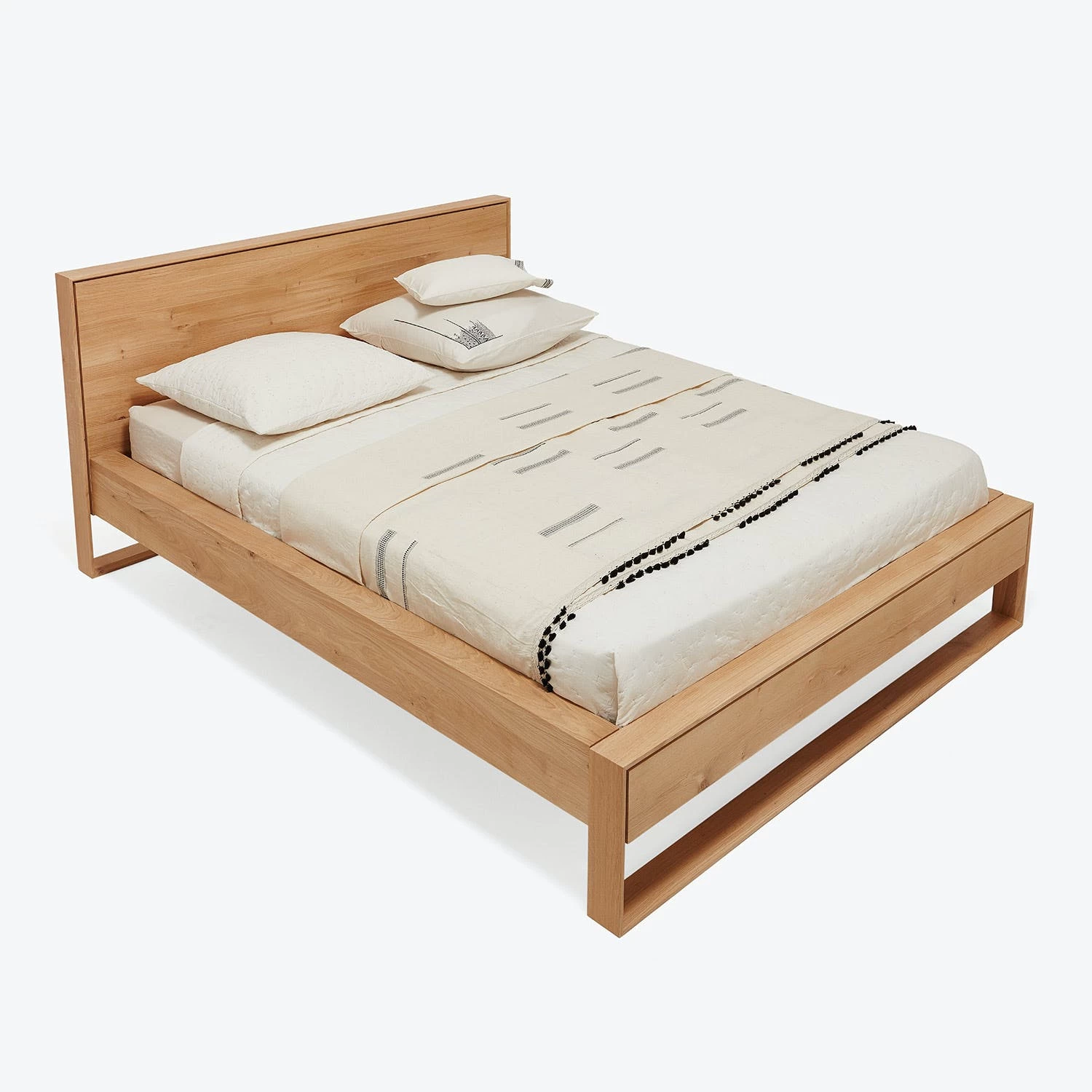 Oak Nordic II Platform Bed 4 Oak Nordic II Platform Bed - Image 2