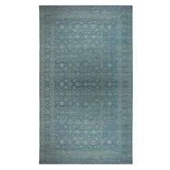 Blue Transitional Wool Rug - 15'8" X 25'7"