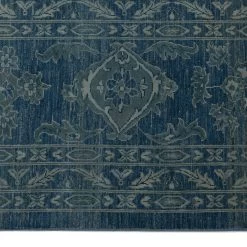 Blue Transitional Wool Rug - 15'8" X 25'7" -Home Comprehensive Shop 1488870 5