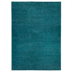 Blue Overdyed Wool Rug - 14'2" X 20'1"