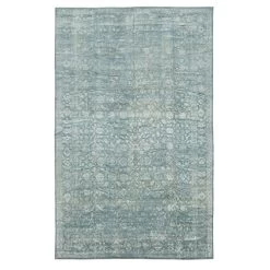 Blue Transitional Wool Rug - 17'9" X 28'2"