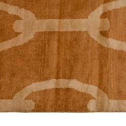 Orange Transitional Wool Rug - 12' X 15' 15 Orange Transitional Wool Rug - 12' X 15' -Home Comprehensive Shop 1511763 5