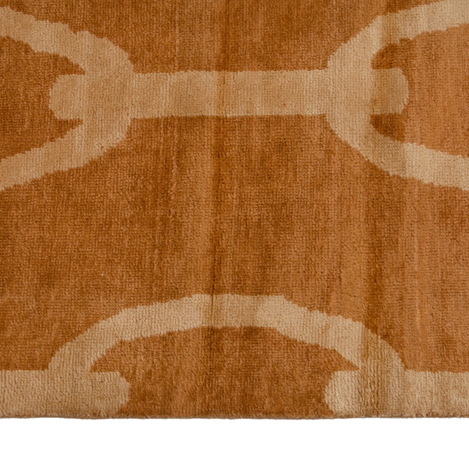 Orange Transitional Wool Rug - 12' X 15' 8 Orange Transitional Wool Rug - 12' X 15' - Image 6