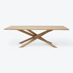 Mikado Rectangular Oak Dining Table