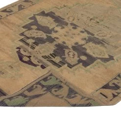 Beige Vintage Traditional Anatolian Wool Rug - 4'7" X 12'3" 10 Beige Vintage Traditional Anatolian Wool Rug - 4'7" X 12'3" -Home Comprehensive Shop 1513185 4