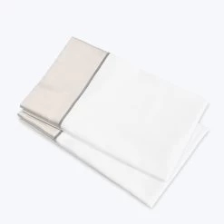 Luna Stella Sheets & Pillowcases, White/Pearl