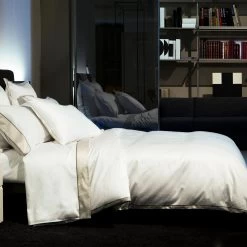 Luna Stella Duvet & Shams, White/Pearl 5 Luna Stella Duvet & Shams, White/Pearl -Home Comprehensive Shop 1521802 2