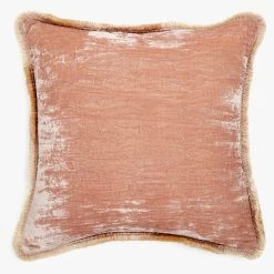 Silk Velvet Fringe Pillow